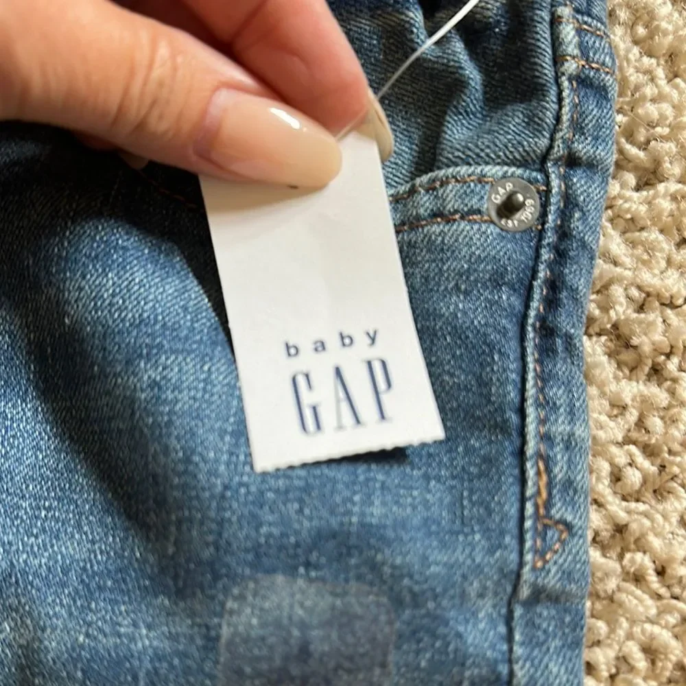 GAP Blue and Gray Relaxed Fit Jeans